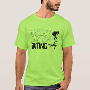 T-shirts Diário eu estou editando