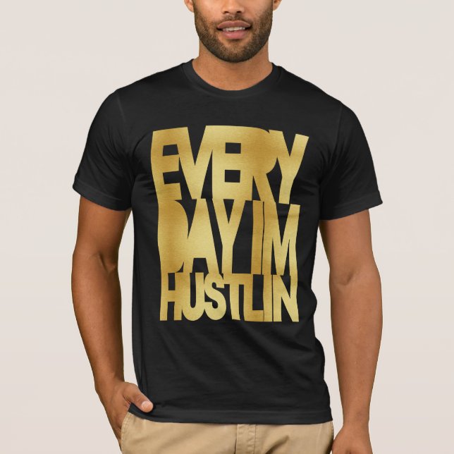 T-shirts Diário eu sou ouro de Hustlin (Frente)