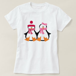 T-shirts Dias de os namorados de pinguins
