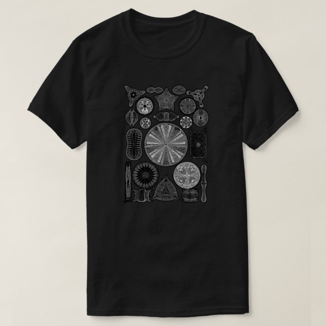 T-shirts Diatomáceas (Frente do Design)