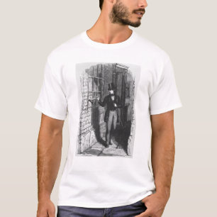 T-shirts Dickens que coloca seu primeiro literário