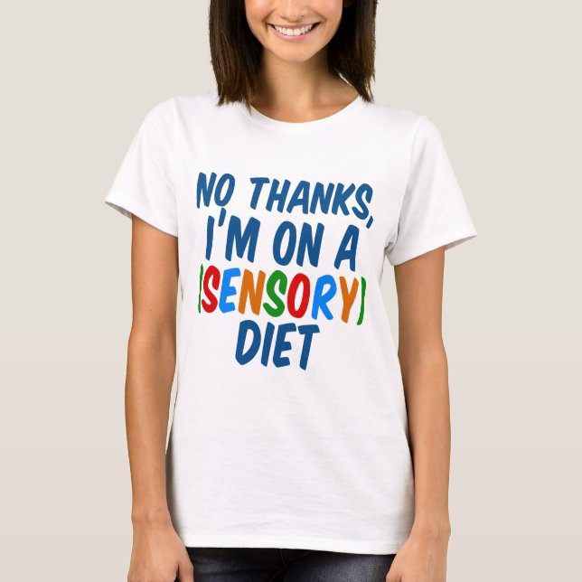 T-shirts Dieta sensorial (Frente)