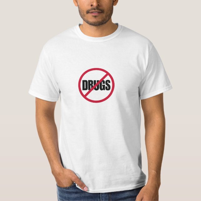 T-shirts Diga não às drogas (Frente)