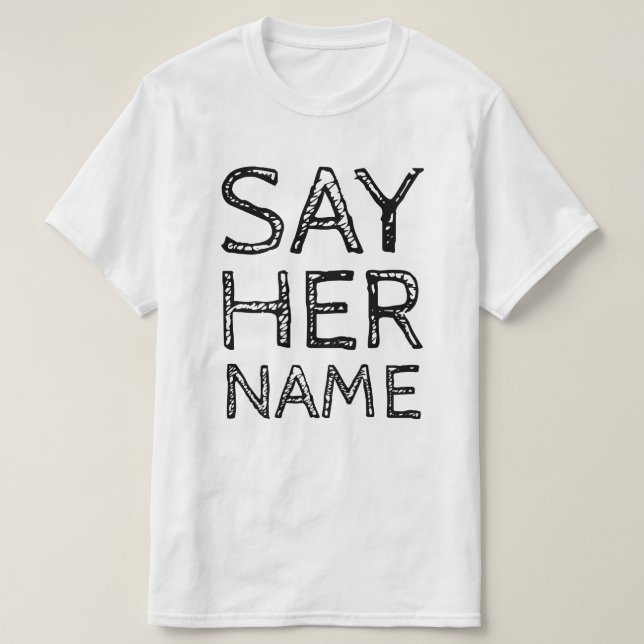 T-SHIRTS DIGA O NOME DELA (Frente do Design)
