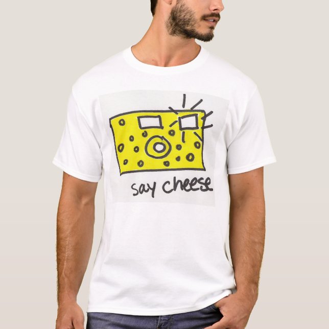 T-shirts Diga o queijo (Frente)