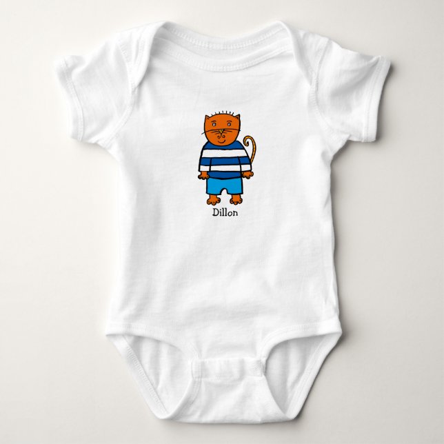 T-shirts Dillon o Gato Personalizado (Frente)
