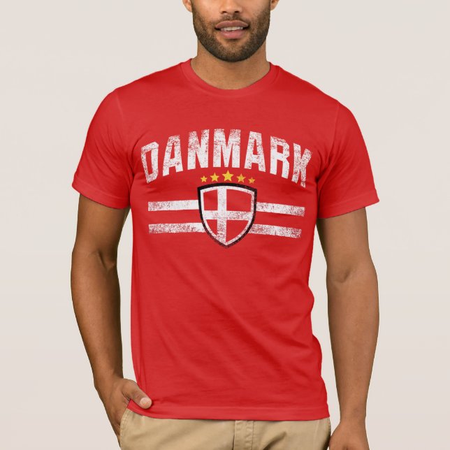 T-shirts Dinamarca (Frente)