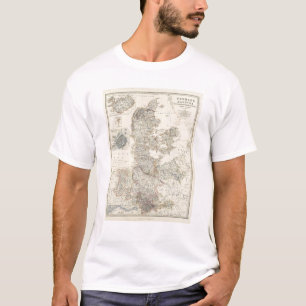 T-shirts Dinamarca, Hanover, Brunsvique, Mecklenburg