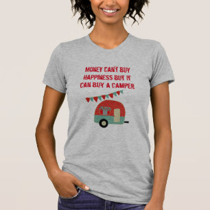 T-shirts Dinheiro Não Pode Comprar Felicidade Mas Pode Com
