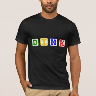 T-shirts DINK! Renda dupla nenhuns miúdos