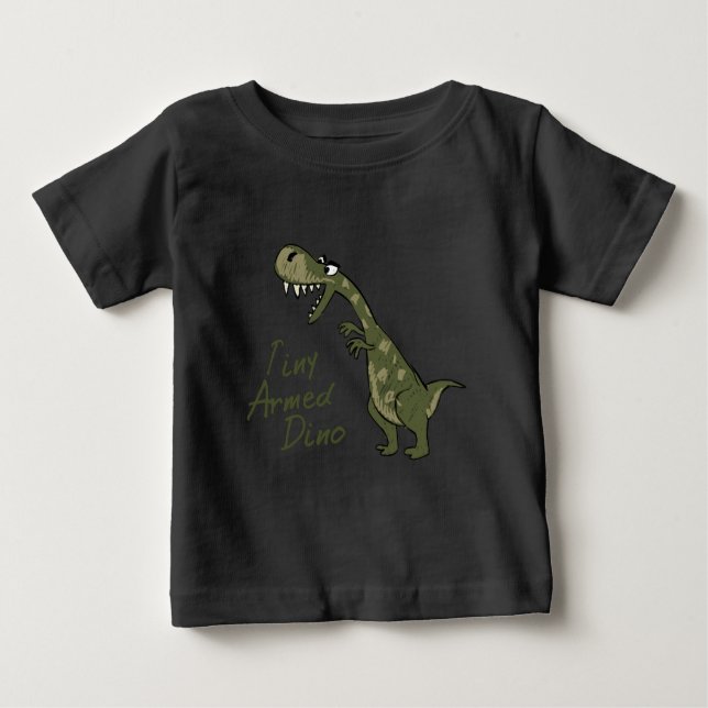 T-shirts Dino armado minúsculo (Frente)