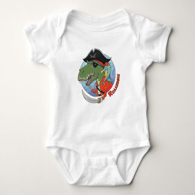 T-shirts Dino Pirate (Frente)