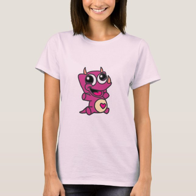 T-shirts dinossauro 2 do bebê (Frente)