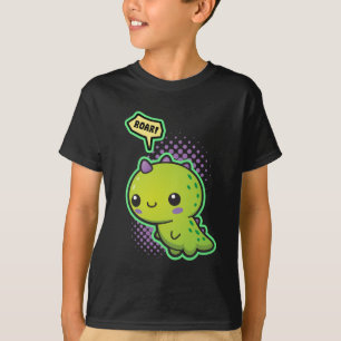 T-shirts Dinossauro bonito de Kawaii