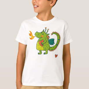 T-shirts Dinossauro bonito do bebê