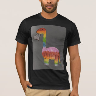 T-shirts Dinossauro do arco-íris