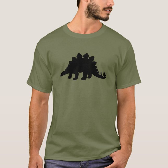 T-shirts Dinossauro do Stegosaurus (Frente)