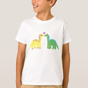 T-SHIRTS DINOSSAURO & GIRAFA