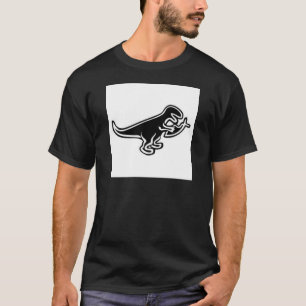 T-shirts Dinossauro que come peixes de Jesus