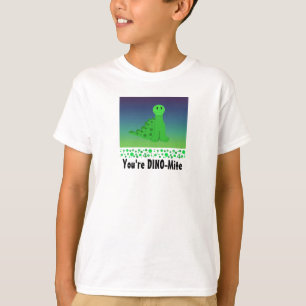 T-shirts Dinossauro Verde Fofo