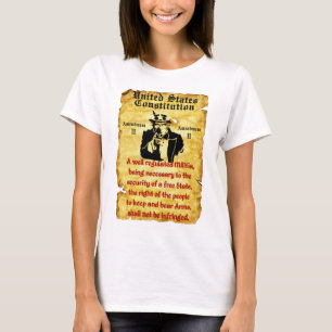 T-shirts Direito para carregar os braços