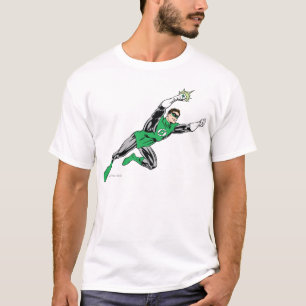 T-shirts Direito verde da mosca de lanterna