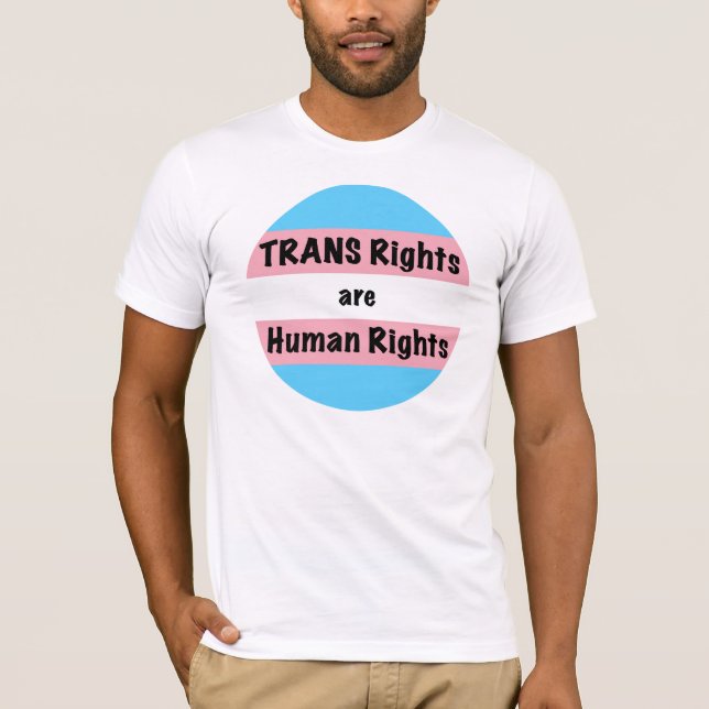 T-shirts Direitos TRANS são Direitos Humanos (Frente)