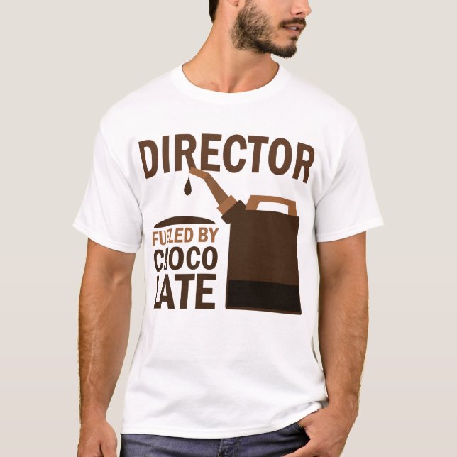 T-shirts Diretor chocolate (engraçado) (Frente)