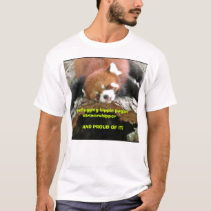 T-shirts Dirtworshipper do pagan do hippie de Treehugging