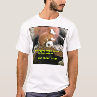 T-shirts Dirtworshipper do pagan do hippie de Treehugging