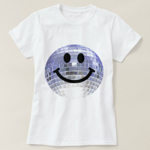 T-shirts Disco Ball Happy Face
