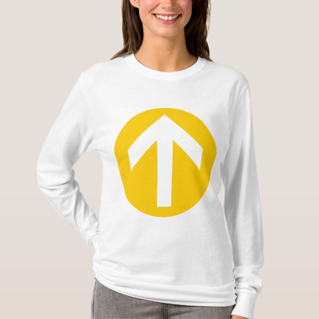 T-shirts Disco de Seta (Frente)