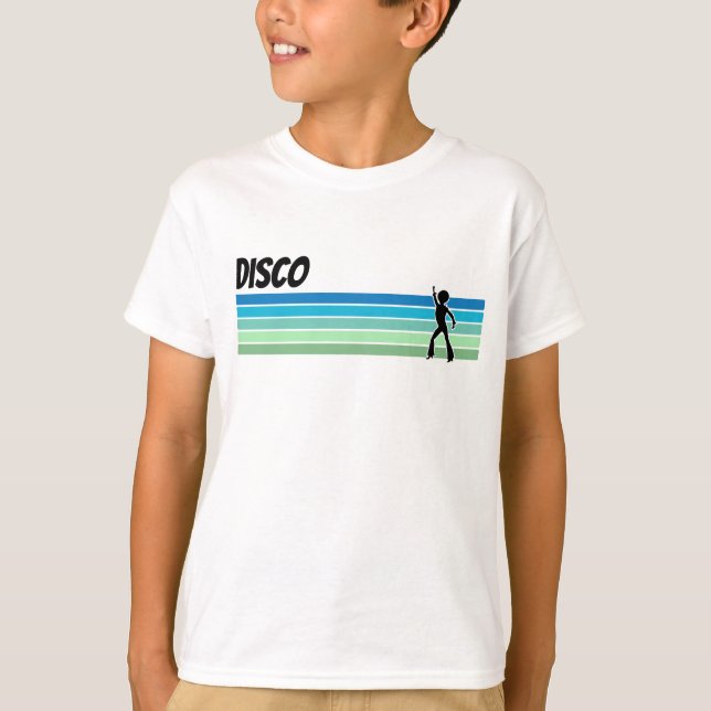 T-shirts Disco retro (Frente)