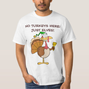 T-shirts Disfarce engraçado de Turquia da acção de graç