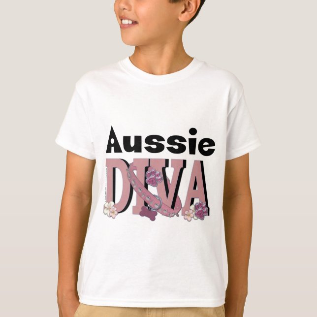 T-shirts DIVA australiana (Frente)