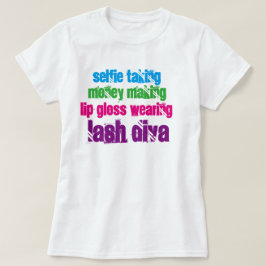 T-shirts Diva do chicote do rímel
