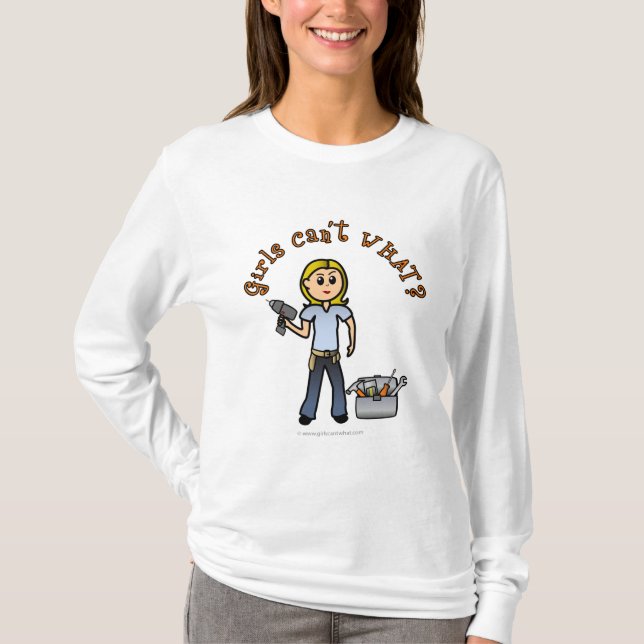 T-shirts Diva Loira Do-It-Yourself (Frente)