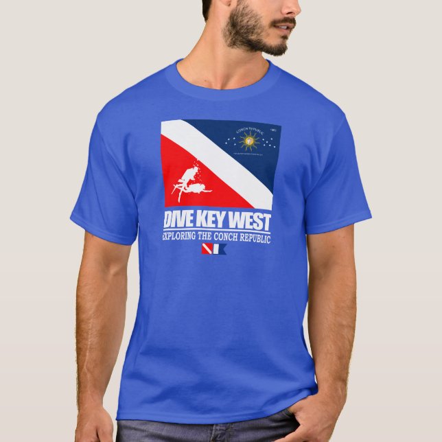 T-shirts Dive Key West Roupa (Frente)