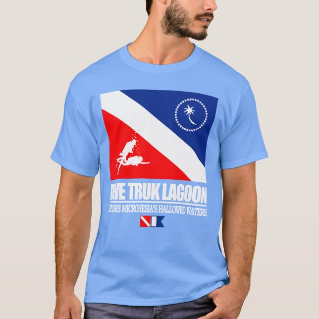T-shirts Dive Truk Lagoa (Frente)