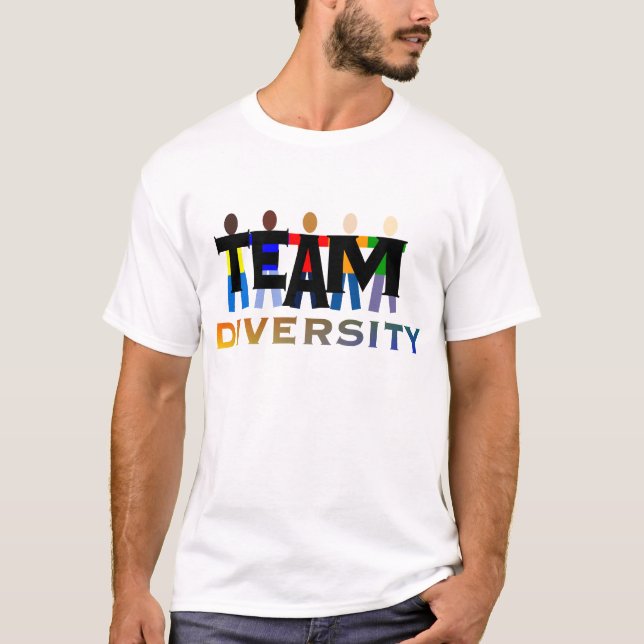 T-shirts Diversidade da equipe (Frente)