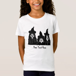 T-shirts divertimento assustador do Dia das Bruxas das
