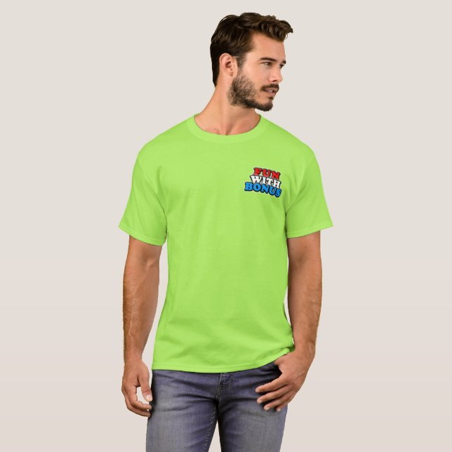 T-shirts Divertimento com o bônus - #pinball dianteiro do (Frente Completa)