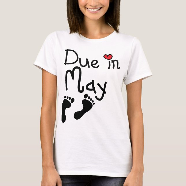 T-shirts Dívida em maio (Frente)