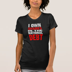 T-shirts Dívida pública (escura) - personalizado