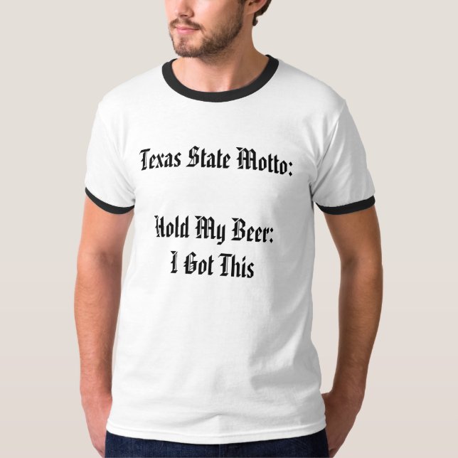 T-shirts Divisa do estado de Texas:  Guardare minha (Frente)