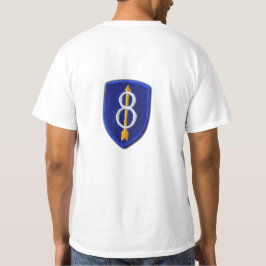T-shirts Divisão de Infantaria do Exército 8.º ID, Fortalez
