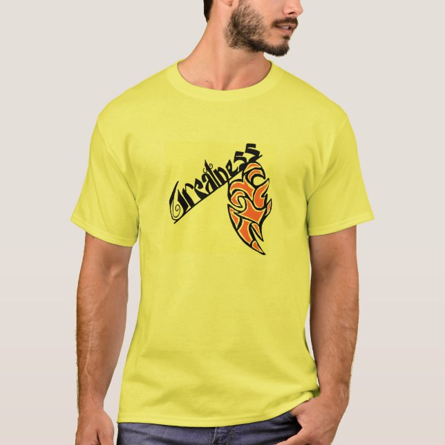 T-shirts dizer da grandeza (Frente)