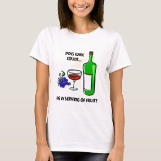 T-shirts Dizer engraçado do humor do vinho