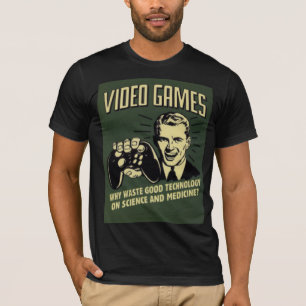 T-shirts Dizer engraçado do jogo de vídeo