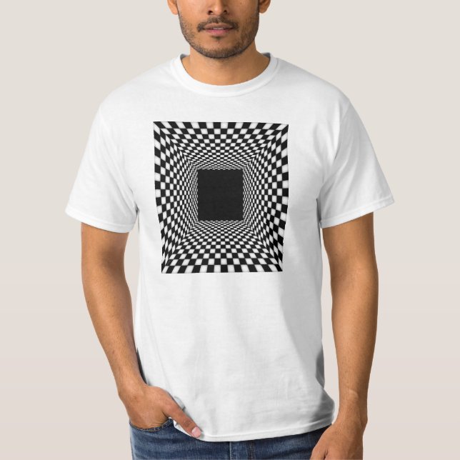 T-shirts Dizzy Checkered Room (Frente)